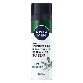 Espuma de barbear sensitive pro, embalagem de 200 ml Nivea Men