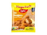 Nuggets Capitao IGLO frango & queijo 50un 1080 g