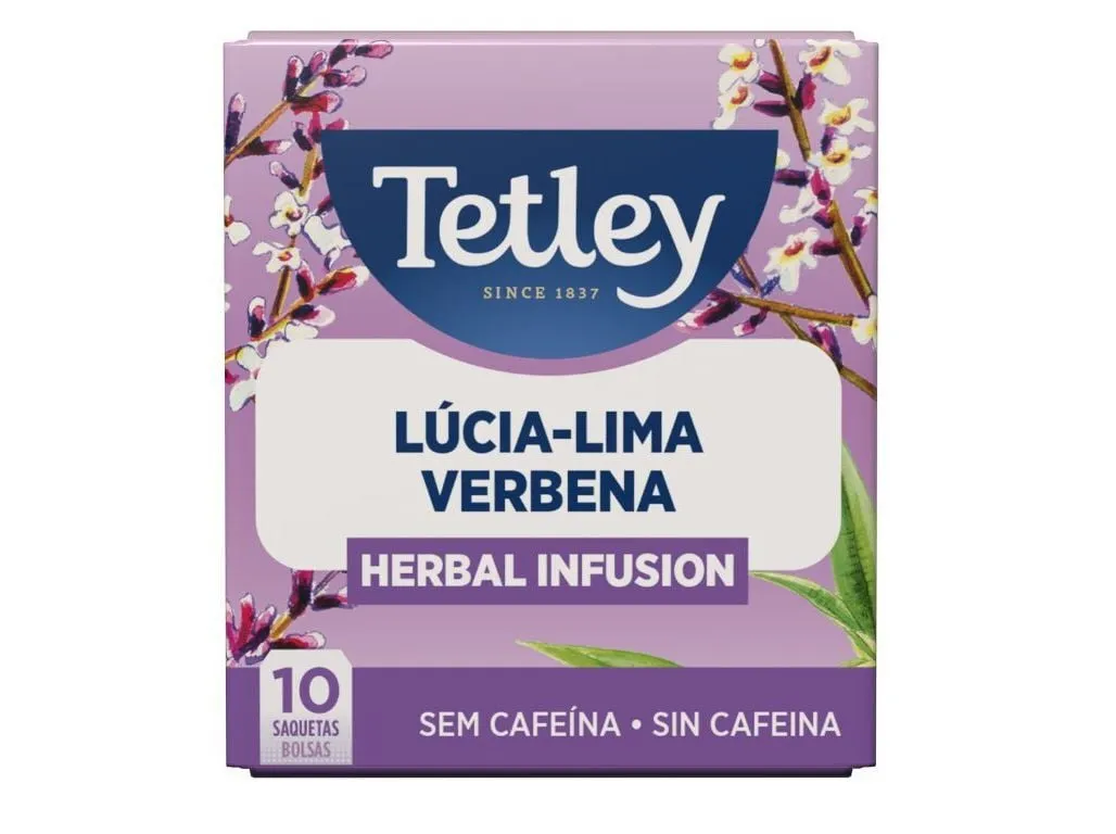 Infusão Tetley lucia lima 10 saquetas