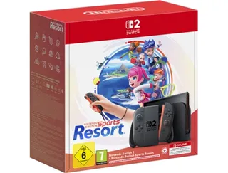 Pré-venda Consola Nintendo Switch 2 + Nintendo SWITCH SPORTS RESORT (Código Descarga na Caixa) + Nintendo Switch Online (3 meses)