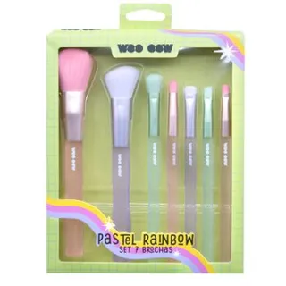Pastel Rainbow Conjunto de 7 Pincéis Woo Oow