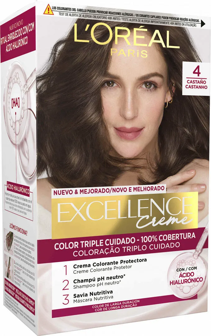 Coloração Excellence Castanho 4