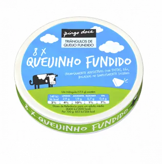 Queijo Fundido Porções Pingo Doce