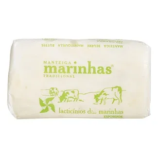 Manteiga sem Sal embalagem 125 g - Marinhas