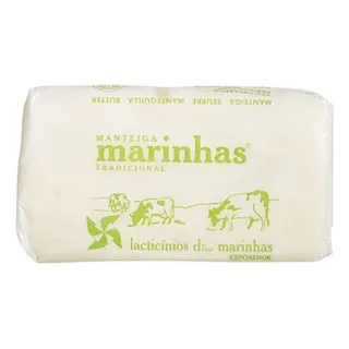 Manteiga sem Sal embalagem 125 g - Marinhas