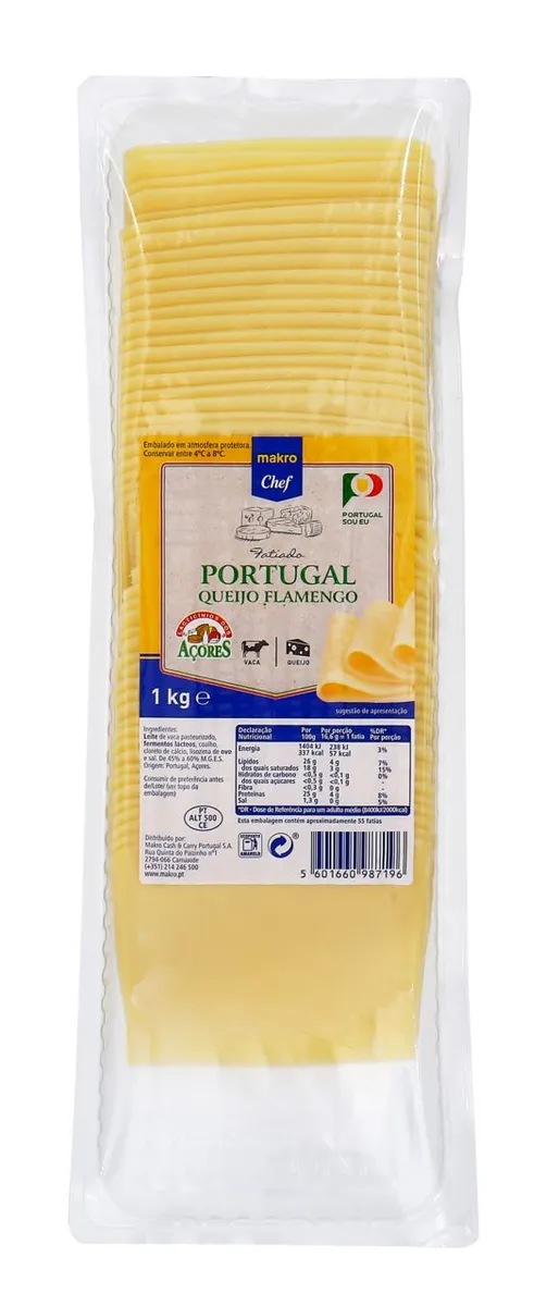 METRO Chef Queijo Flamengo Fatiado 1Kg
