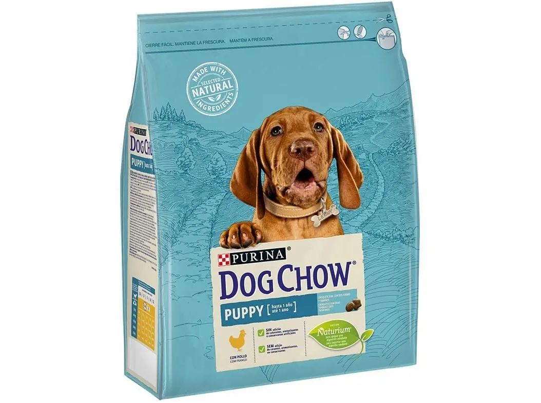 Ração cão junior DOG CHOW frango 2,5 kg
