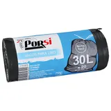 Sacos do lixo 30 litros com fecho fácil