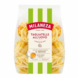 Massa Ninhos com Ovo Milaneza