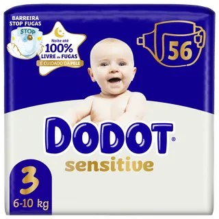 Fraldas Sensitive T3 6-10kg Dodot