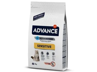 Ração para gato adulto Advance com salmão e arroz 3 kg