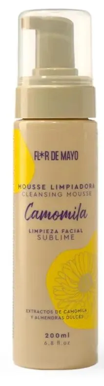 Mousse de limpeza em camomila Flor de Mayo 200 ml