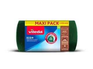 Sacos lixo Vileda 100% reciclado 30 L 30un