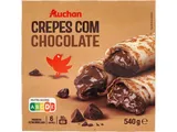 Crepes Auchan com chocolate belga 6un 540 g