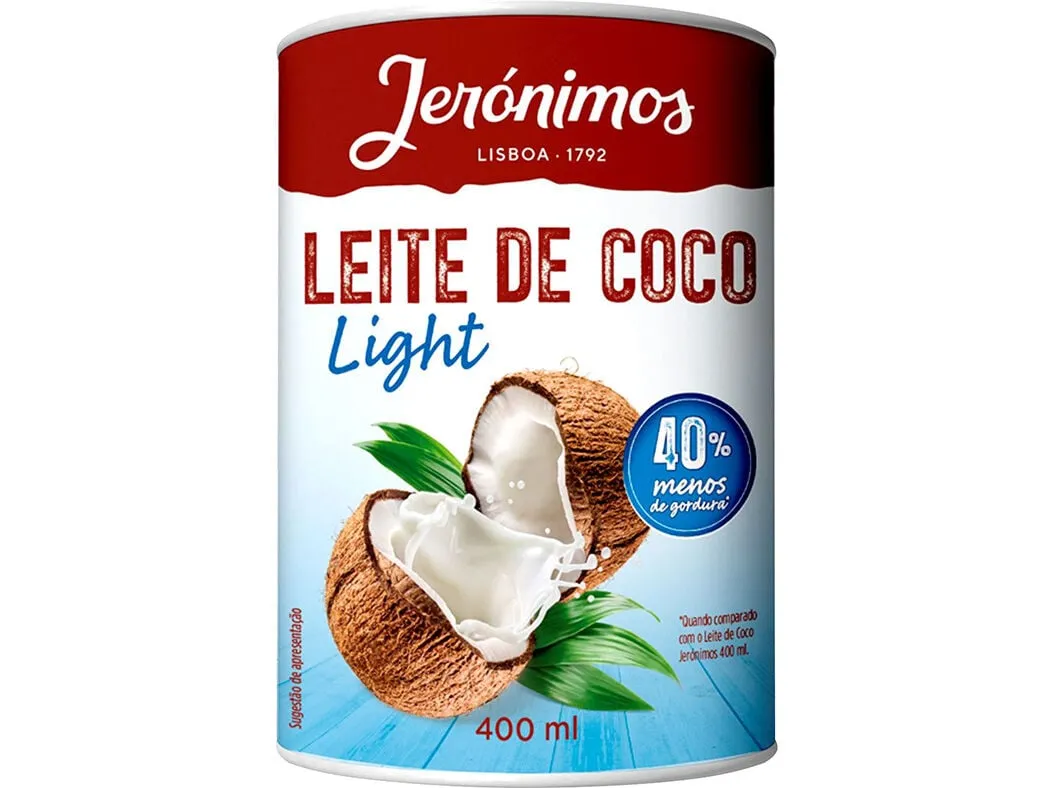 Leite de coco Jeronimos light 400 ml