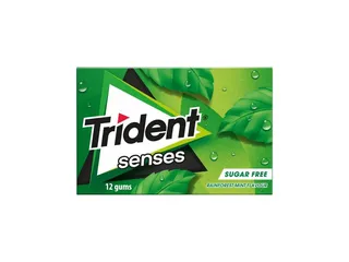 Pastilhas Trident elásticas senses spearmint 23 g