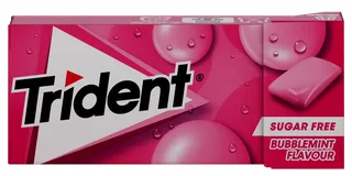 Pastilhas Elásticas Bubblemint Trident