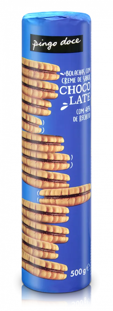 Bolachas Recheadas com Chocolate
