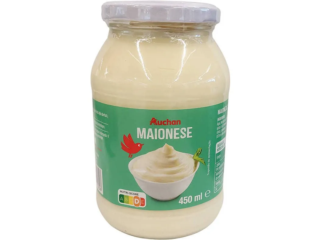 Maionese Auchan vidro 450 ml
