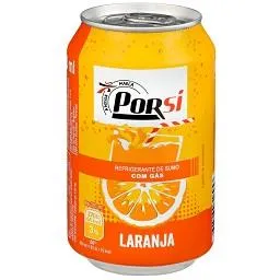 Refrigerante com gás de laranja