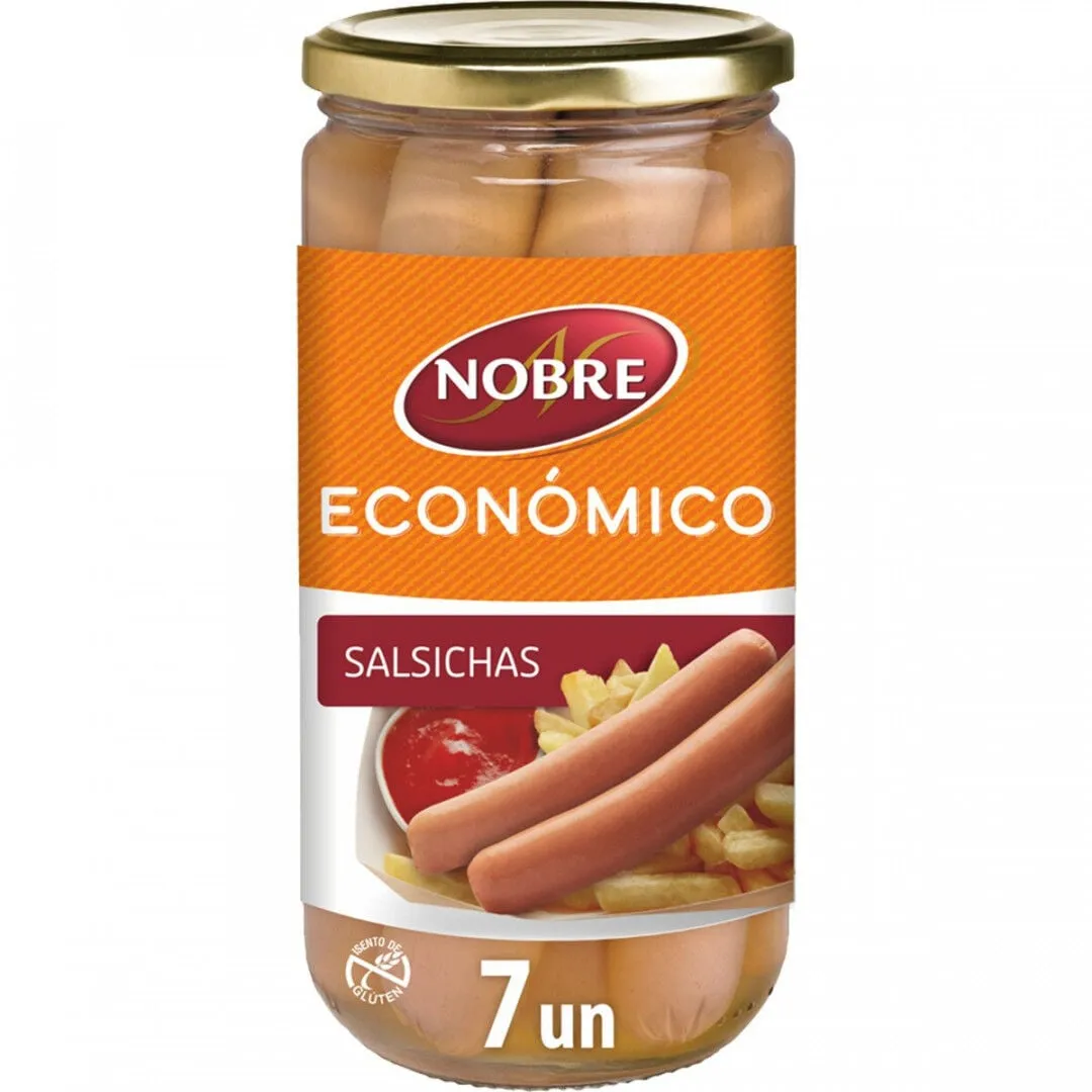 Salsichas em Frasco