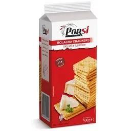 Bolachas crackers com sal PorSi