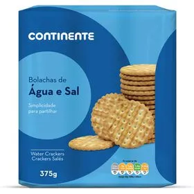 Bolachas de Água e Sal Continente
