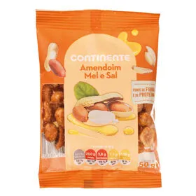 Miolo de Amendoim com Mel e Sal Continente