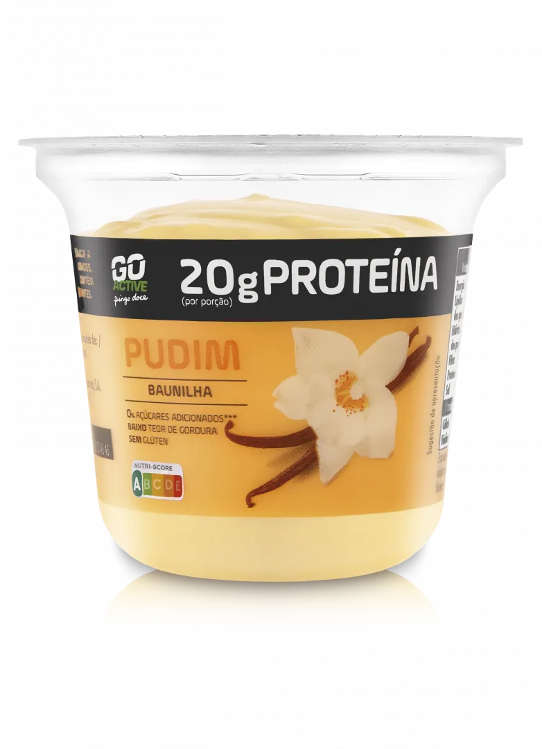 Pudim Proteico de Baunilha