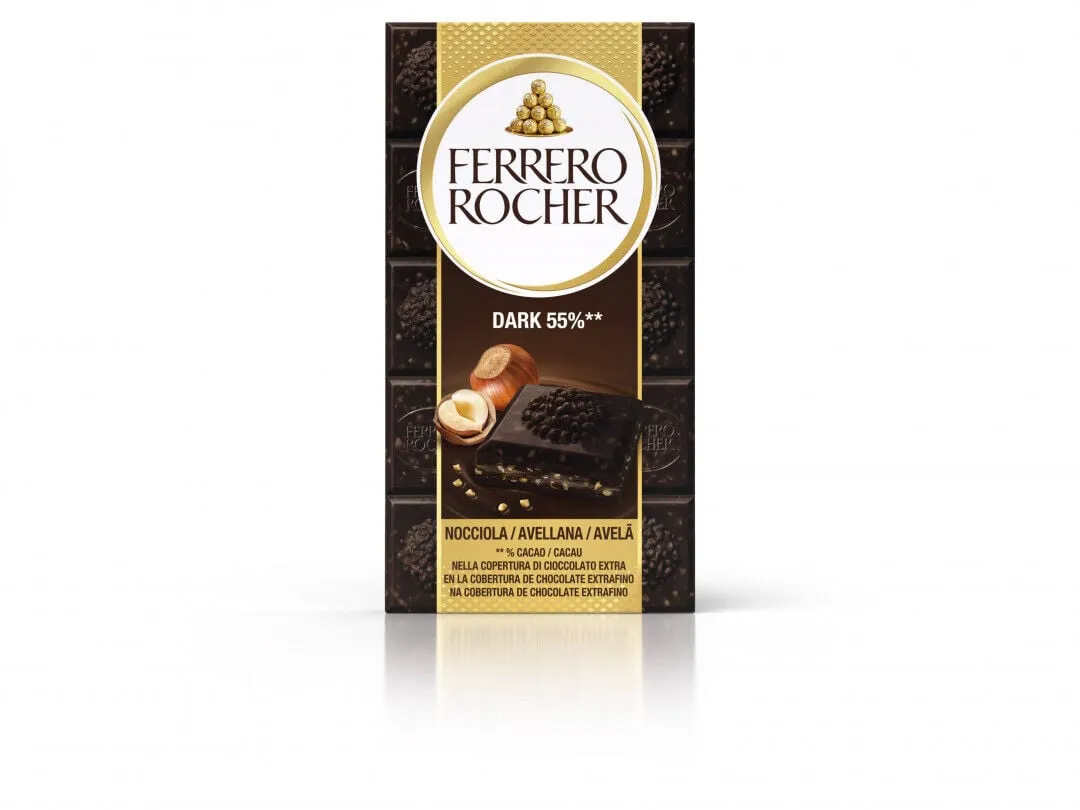 Tablete de Chocolate Negro com Avelã