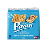 Bolachas Crackers sem Sal na Superfície Gran Pavesi
