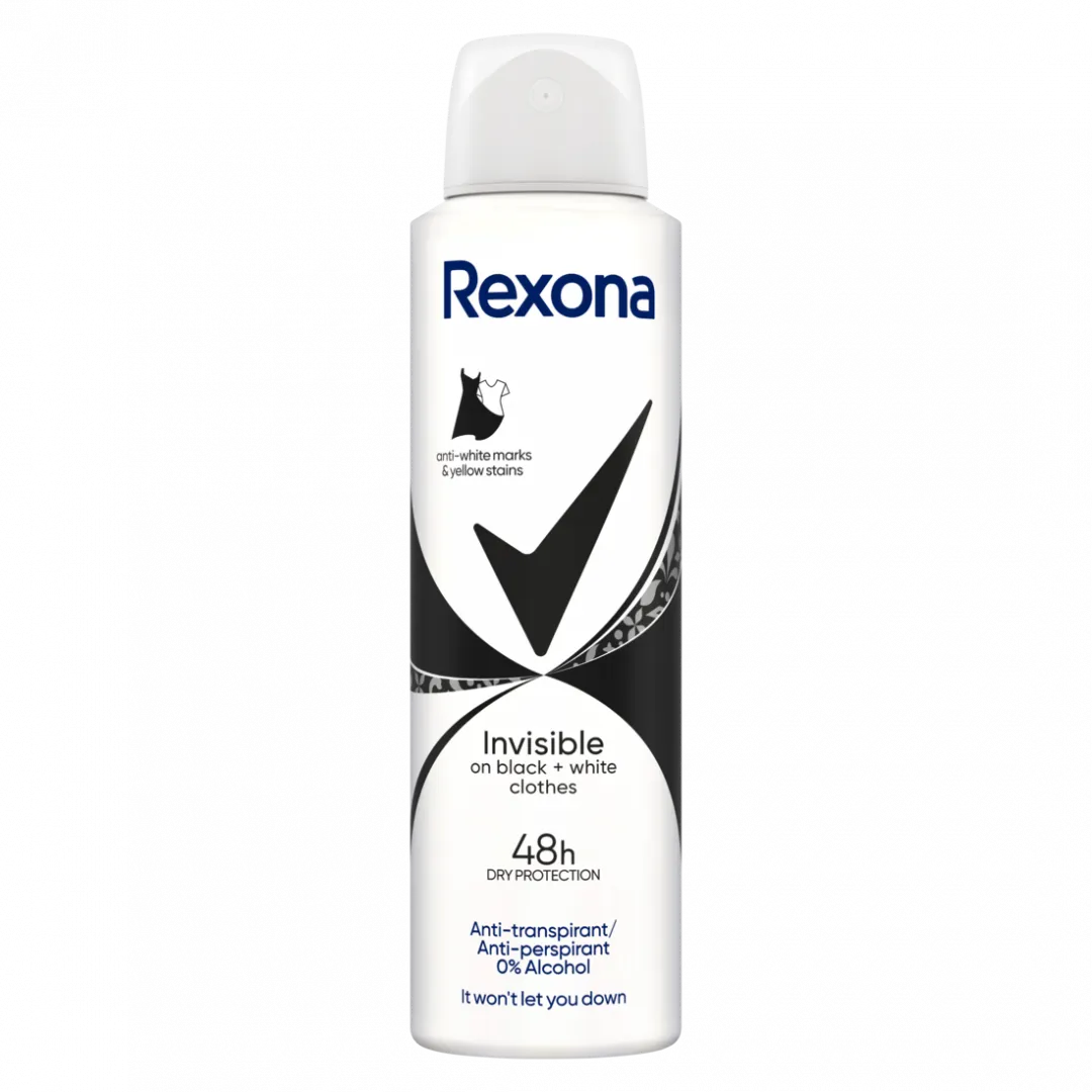 Desodorizante Spray Invisible Black & White