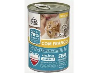Comida húmida gato Frendi júnior frango 400 g