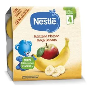 Puré de Fruta Maça e Banana +4M Nestlé