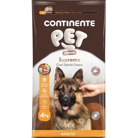 Ração para Cão Adulto Salmão Continente Pet Premium