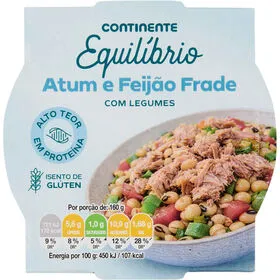 Atum com Feijão Frade Continente Equilíbrio