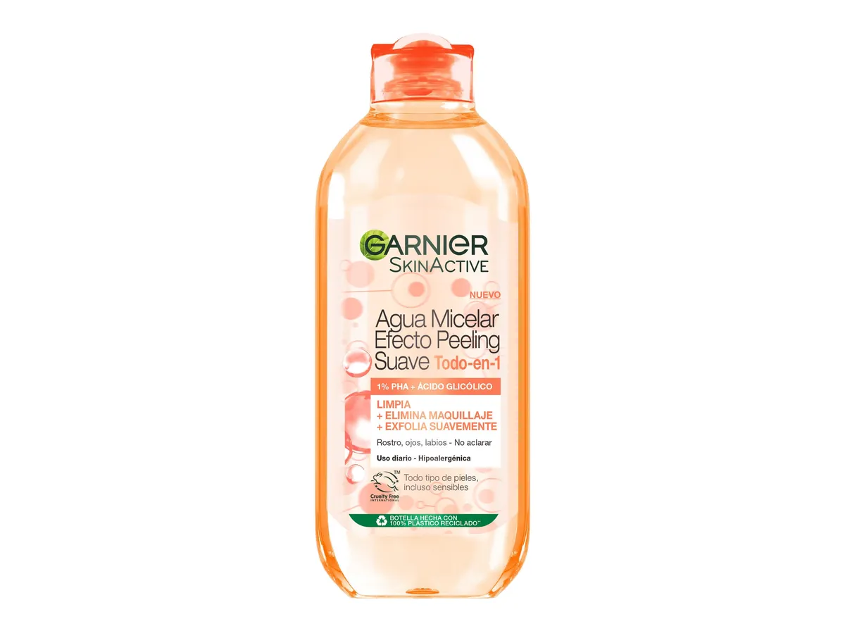 Agua micelar Garnier peeling suave 400 ml