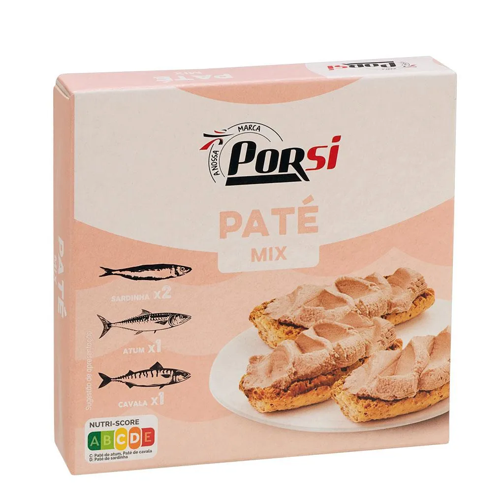 Paté de Sardinha/atum/cavala 4x22g