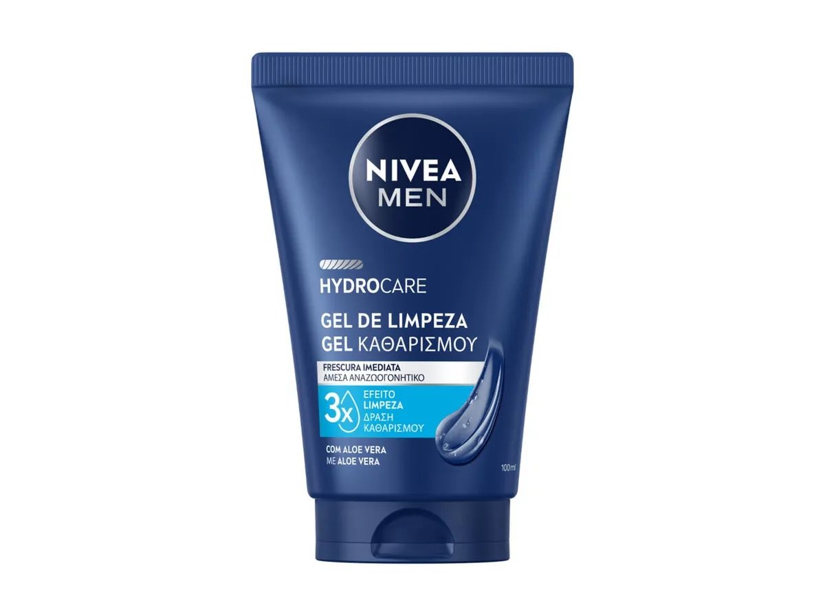 Gel de limpeza de rosto refrescante protect & care Nivea MEN 100 ml