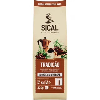 Café Moído Moagem Universal Tradição Sical