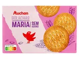 Bolacha Auchan maria sem açúcar 2 x 200 g 400 g