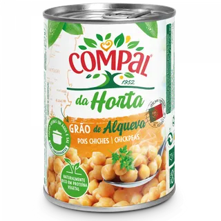 Grão de Bico Cozido em Lata Compal