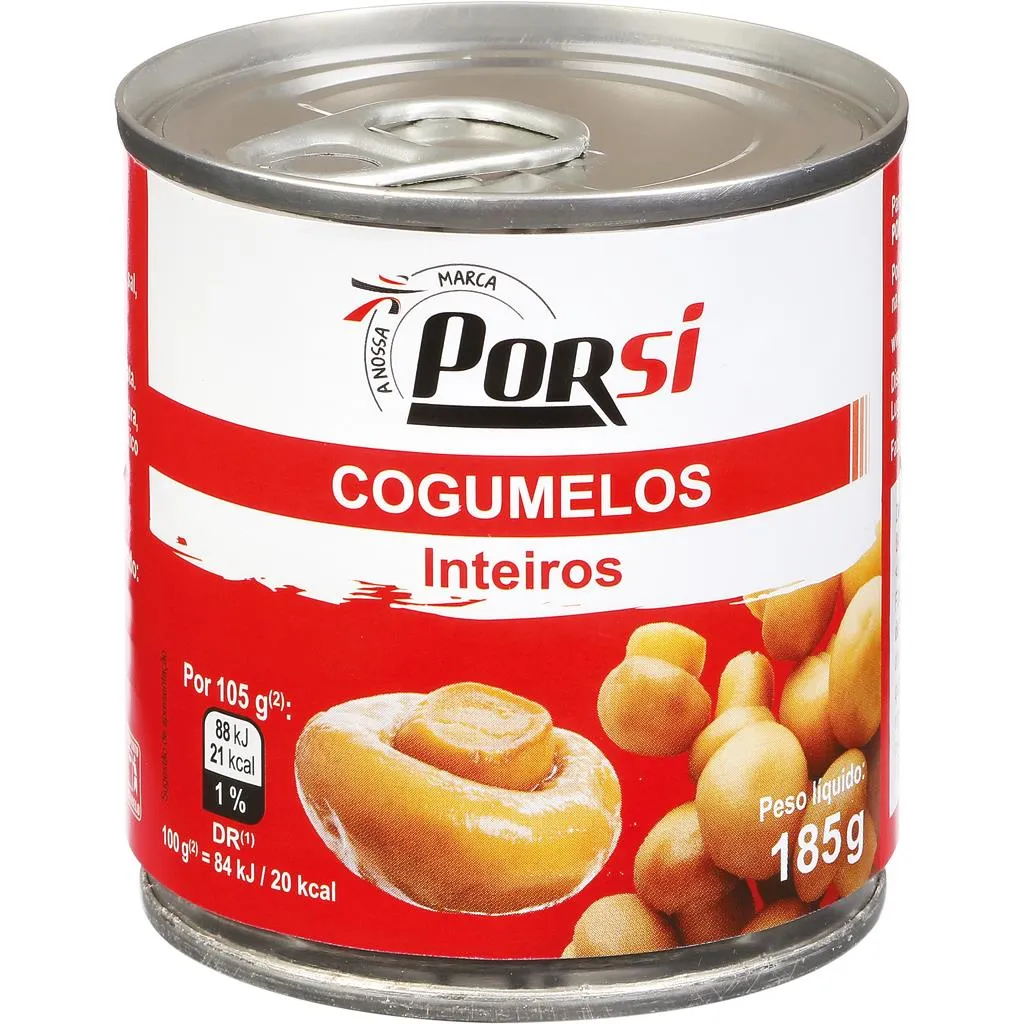 Cogumelos inteiros