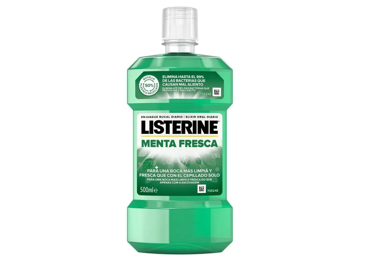 Elixir Listerine menta fresca 500 ml