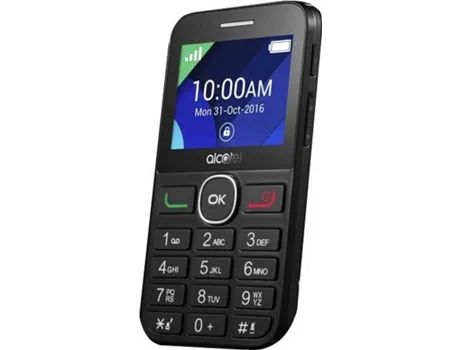 Telemóvel ALCATEL 20.08G (2.4'' - 2G - Preto)