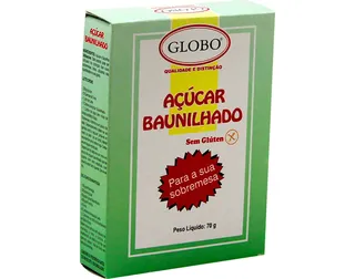 Açúcar Globo baunilhado 70 g