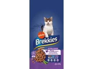 Ração para gato Brekkies esterilizado 1,5 kg