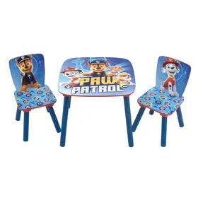 Conjunto de Mesa e 2 Cadeiras Patrulha Pata