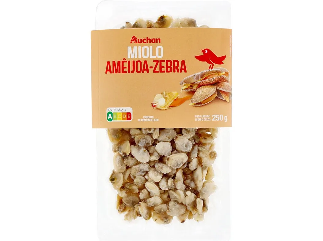 Miolo amêijoa zebra Auchan 250 g