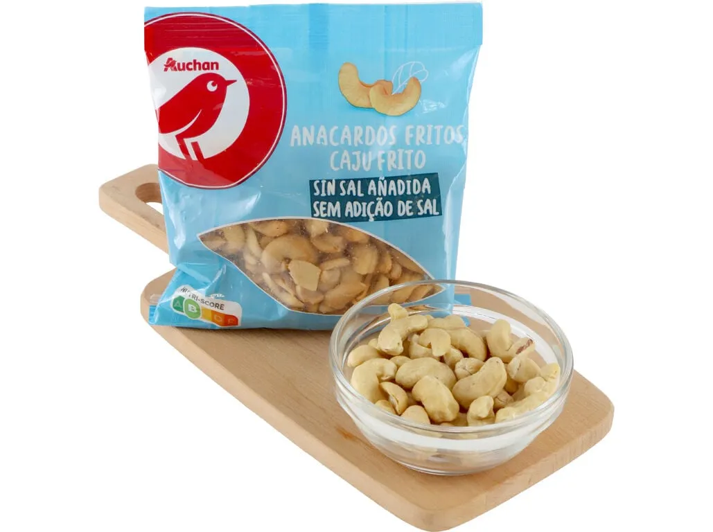 Caju sem sal Auchan 125 g